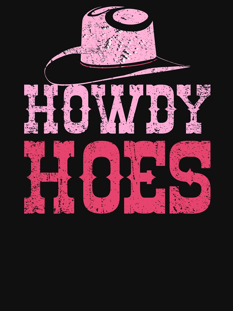 Howdy Hoes Pink Rodeo Western Country Southern Cute Cowgirl by BELASKRI STORE