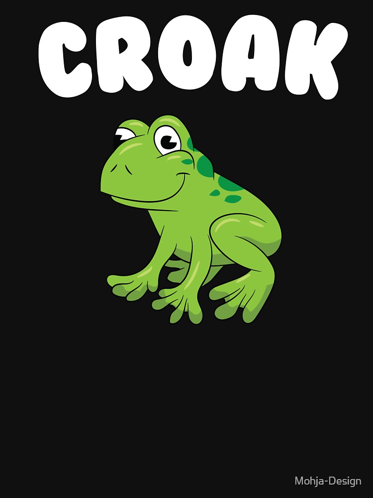 Frog - croak happy frog by Mohja-Design