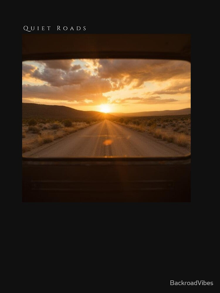 Quiet Roads (black) by BackroadVibes