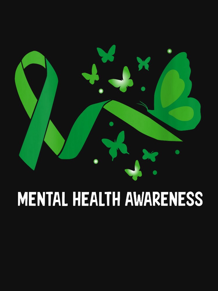 Mental Health Awareness Butterfly T-Shirt by VioraShopNow