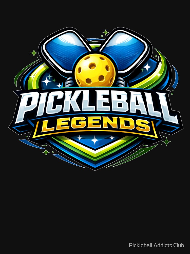 Pickleball Legends – Bold 3D Pickleball Paddle Logo Design for Pickleball Players & Pickleball Lovers by Pickleball Addicts Club