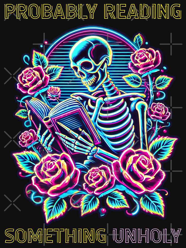 Probably Reading Something Unholy Smut Reader Skeleton by Victor Shadehorn