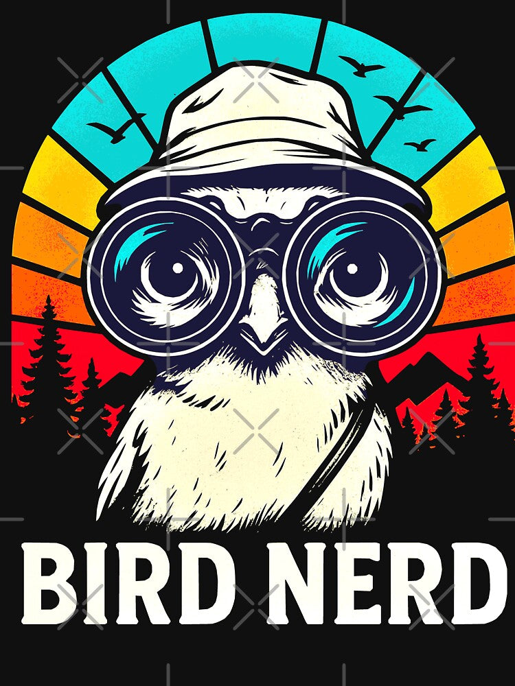 Bird Nerd Shirt Birdwatching Ornithologist Birder Funny by DopeSnag Originals | Art T Shirts Apparel Prints