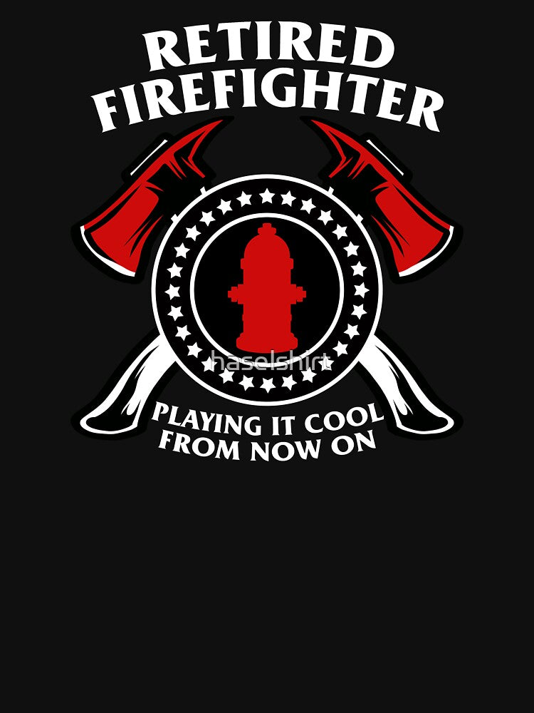 Proud Retired Firefighter Proud Firemen Gift by haselshirt