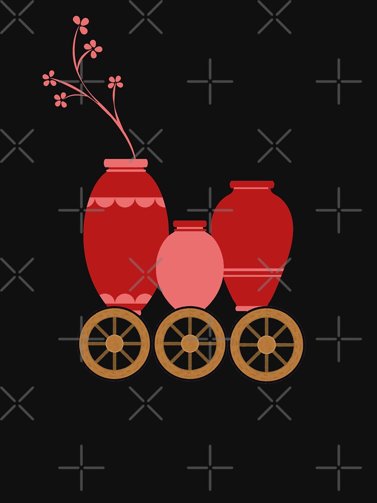 pottery ceramic clay pots kiln artist floral love for pottery Stickers by DesignYourWaystore