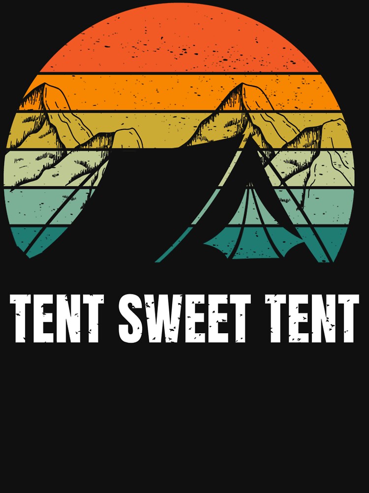 Camping Tent Sweet Tent Graphic by OldSkullDesigns