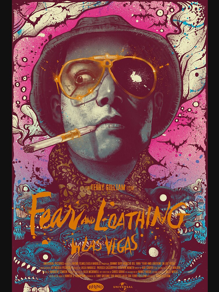 abstract fear and loathing by crvena Unisex