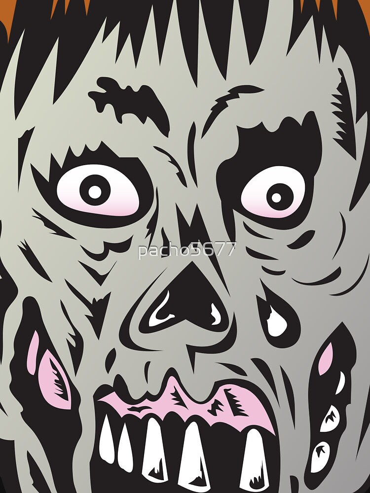 Monster creepy scary spooky skull funny Stickers by pacho5677