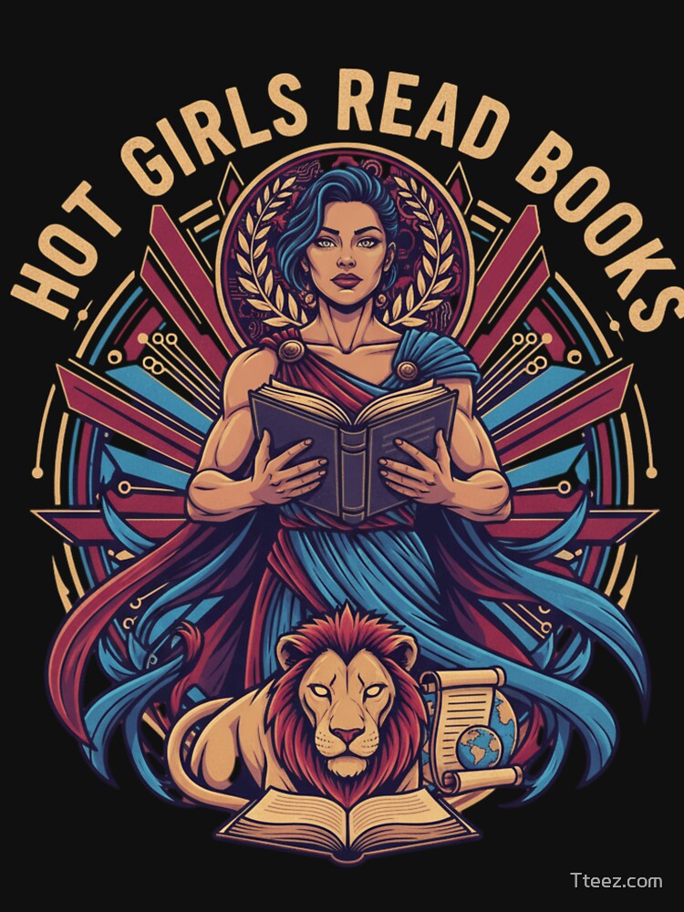 Hot Girls Read Books T-shirt by Tteez.com