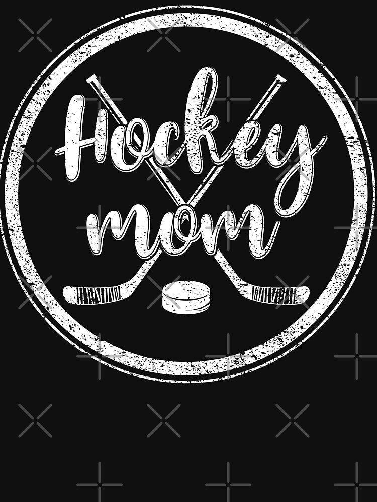 Hockey Mom Winter sports Ice Hockey Gift by rifatart