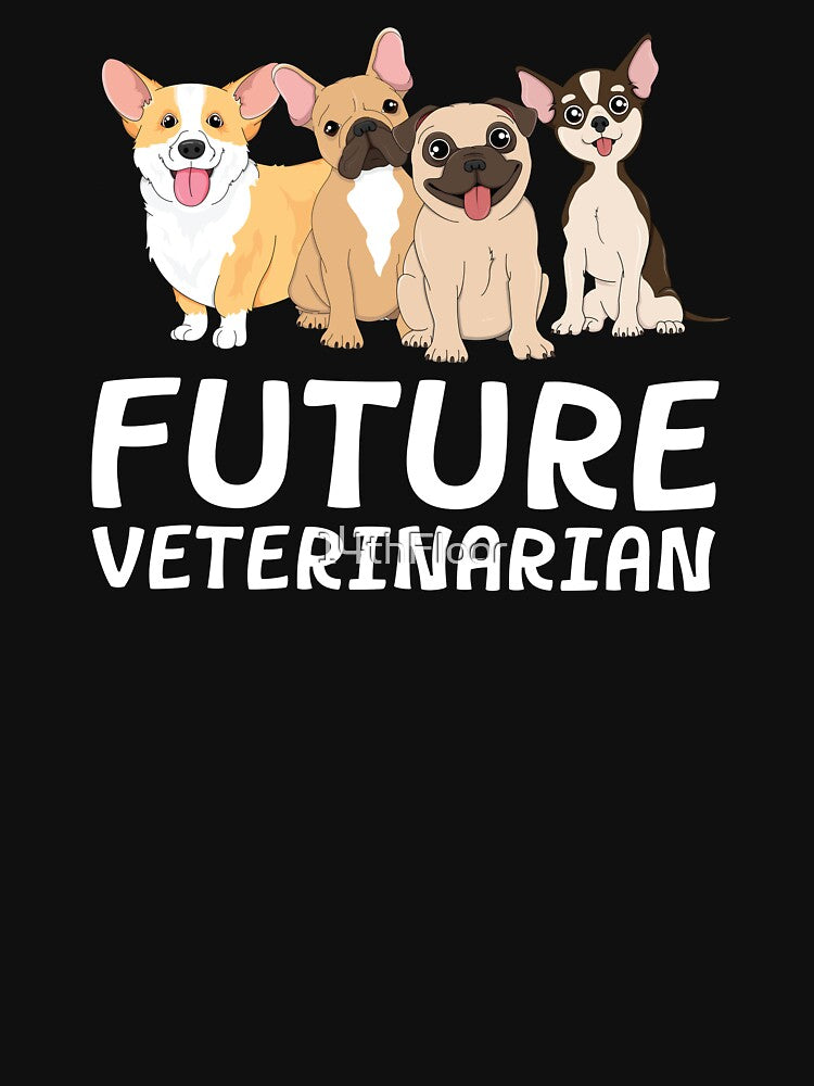 Future Veterinarian Vet Tech Student Graduation Dogtor Dog by 14thFloor