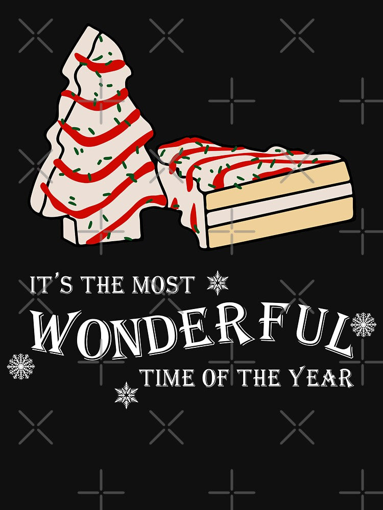 Funny Matching Pajamas Christmas Tree Cake Tee Shirts Design Most Wonderful Time Of The Year T Shirt by tuanitus