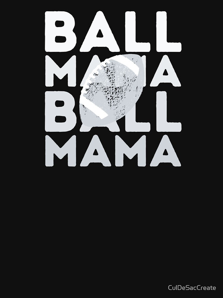 Vintage Football Mama - Retro Sports Mom Typography Graphic by CulDeSacCreate