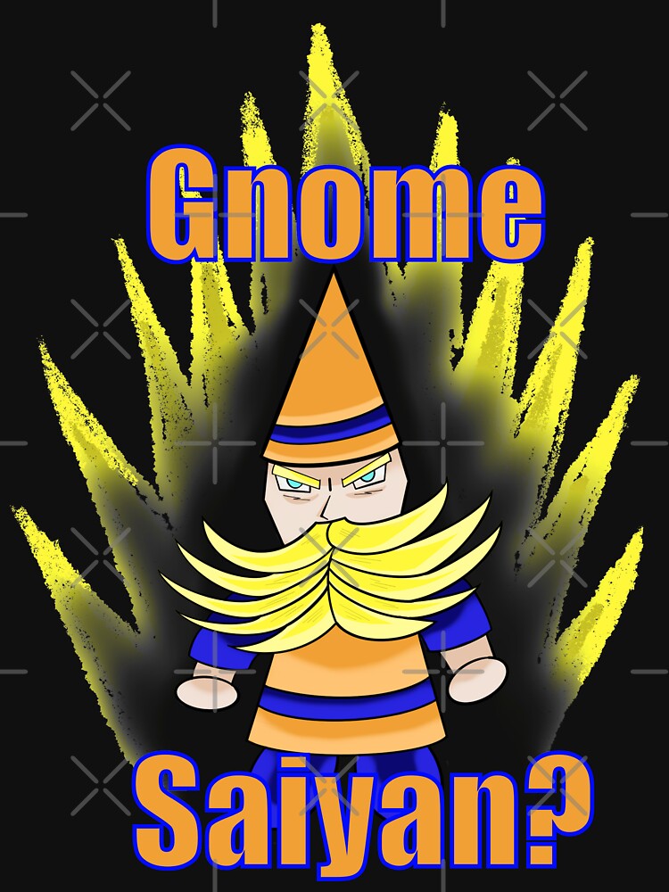 Gnome Saiyan? T-shirt by Stickered Identity