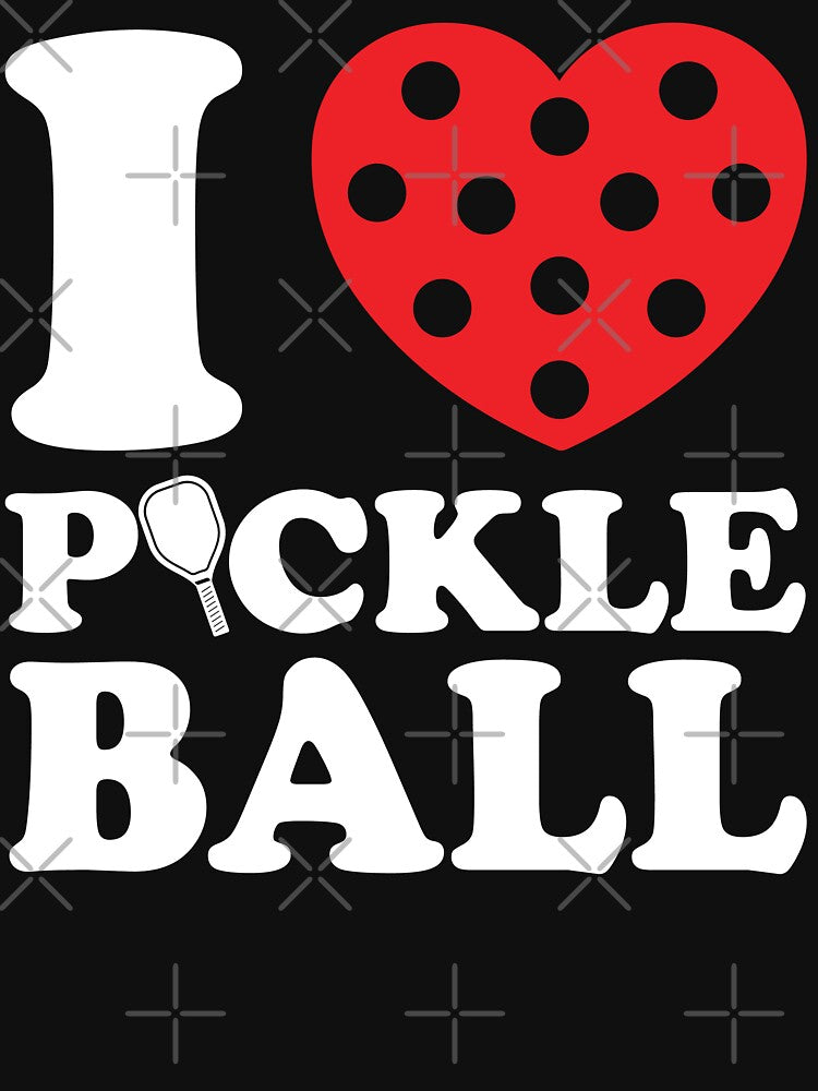I Love Pickleball T-Shirt, Pickle Ball Player Tee, Pickleball Gift by Ake10