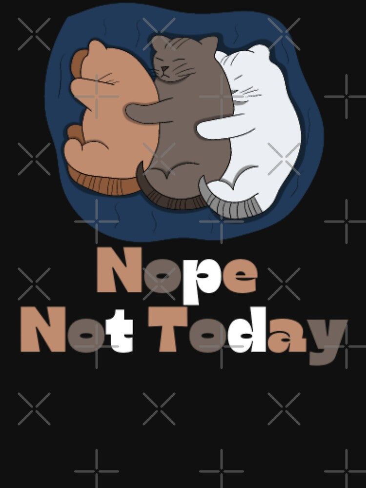 Funny Lazy Bored Cat For Cat Mom Cat Dad Cat Lover No Meme by DreamBigShirts