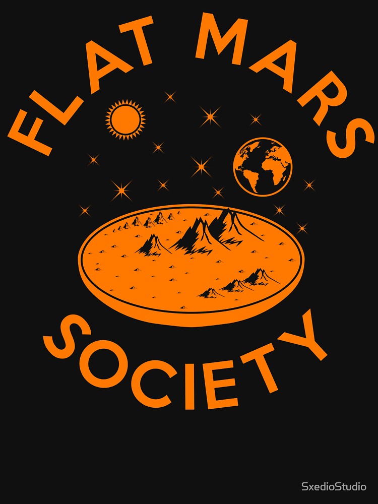Flat Mars Society by SxedioStudio Unisex
