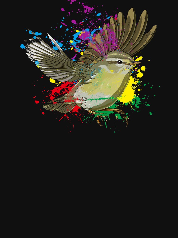 Splash Flying Bird Warbler by alwe-designs