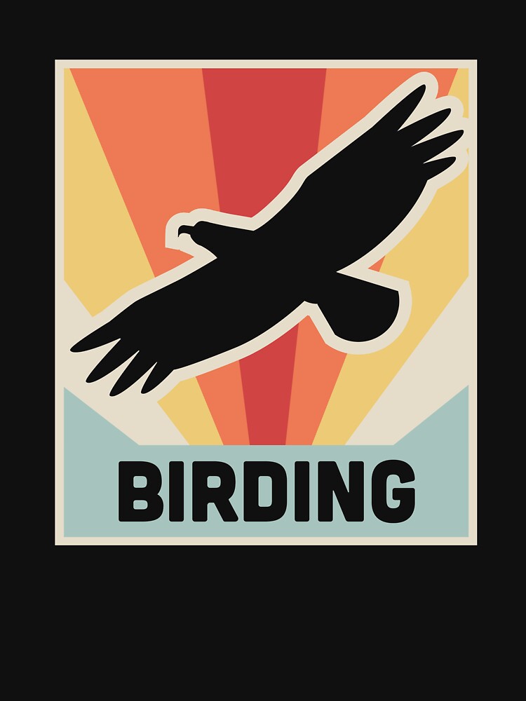 BIRDING | Vintage Style Bird Watching Poster by Jam Jar