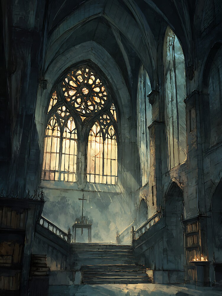 Moody Dark Academia Gothic Architecture by bapupa