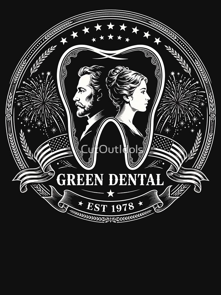 Green Dental Parade - Dental Office Celebration by CutOutIdols