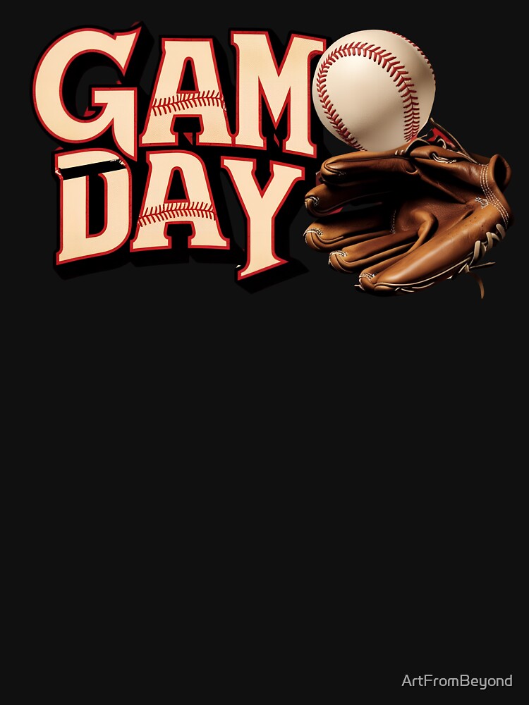 Cute Game Day Baseball Softball  Love Mom Life of Both by ArtFromBeyond