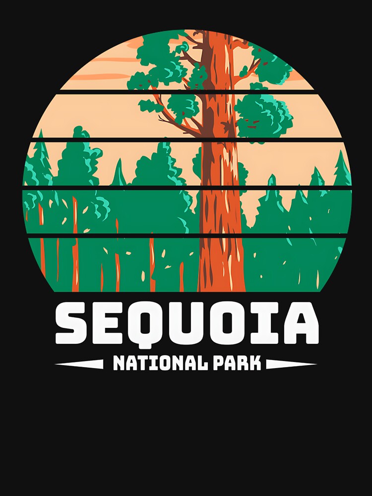 Vintage National Park Sequoia National Park by Stroblesamuel