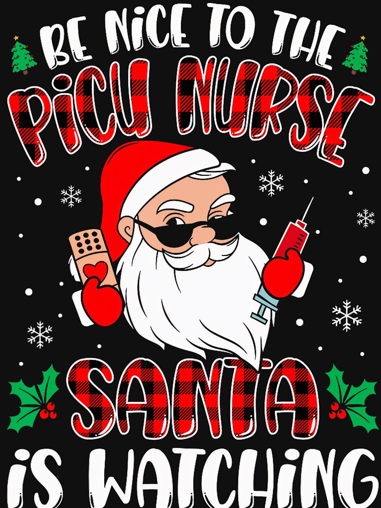 Christmas Vintage To Santa is Nice Classic Watching Nurse Be Retro The Nurse by FrankyTepper