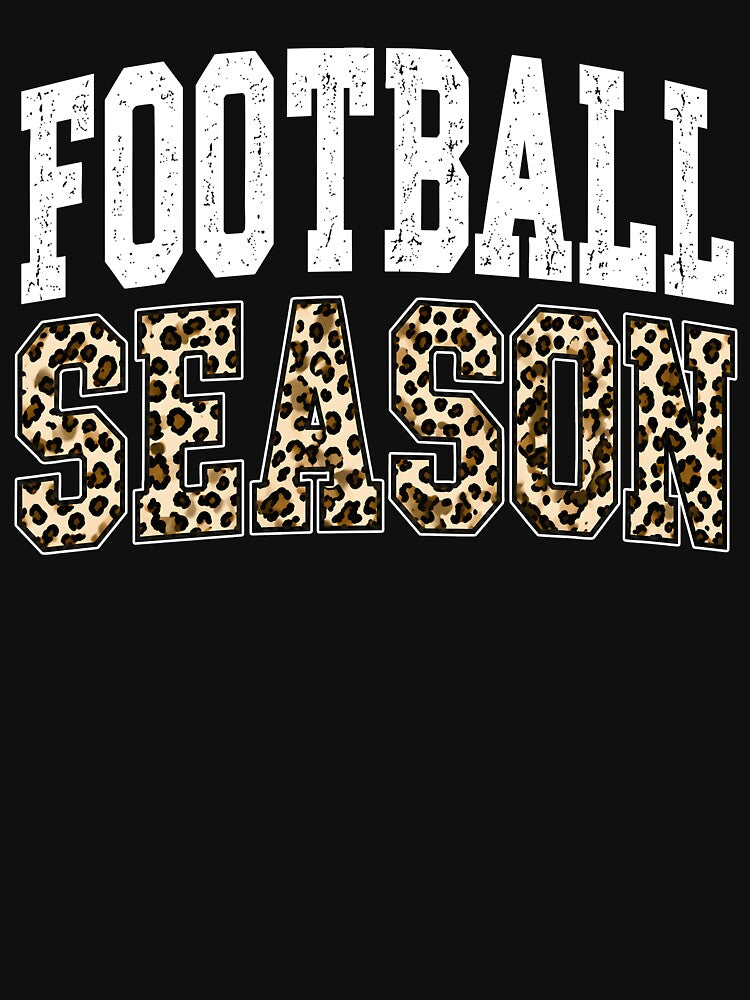 Retro Leopard Football Season by chizuneart