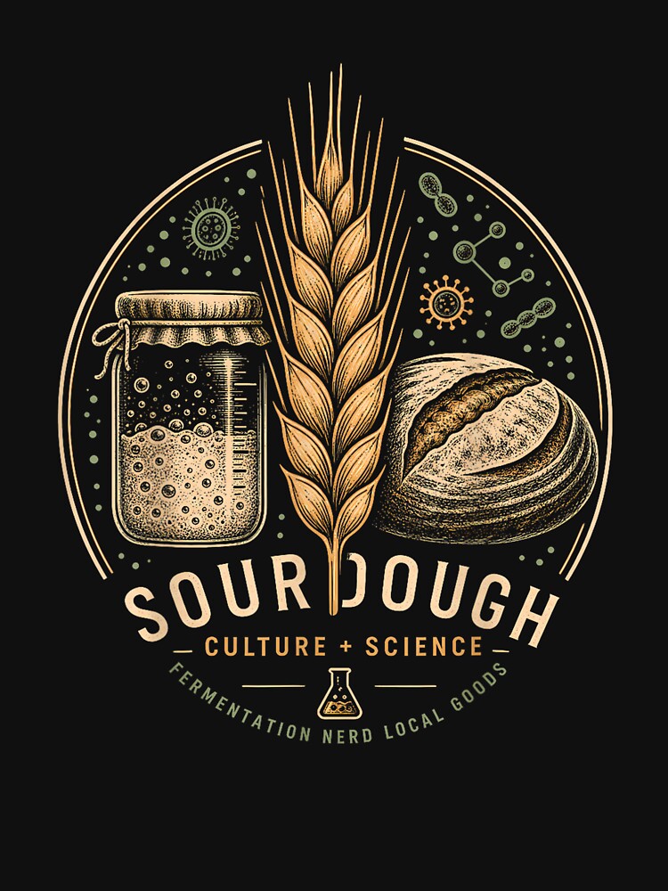 Sourdough Culture Science Vintage Baking Fermentation Starter Bread by mari-kayden