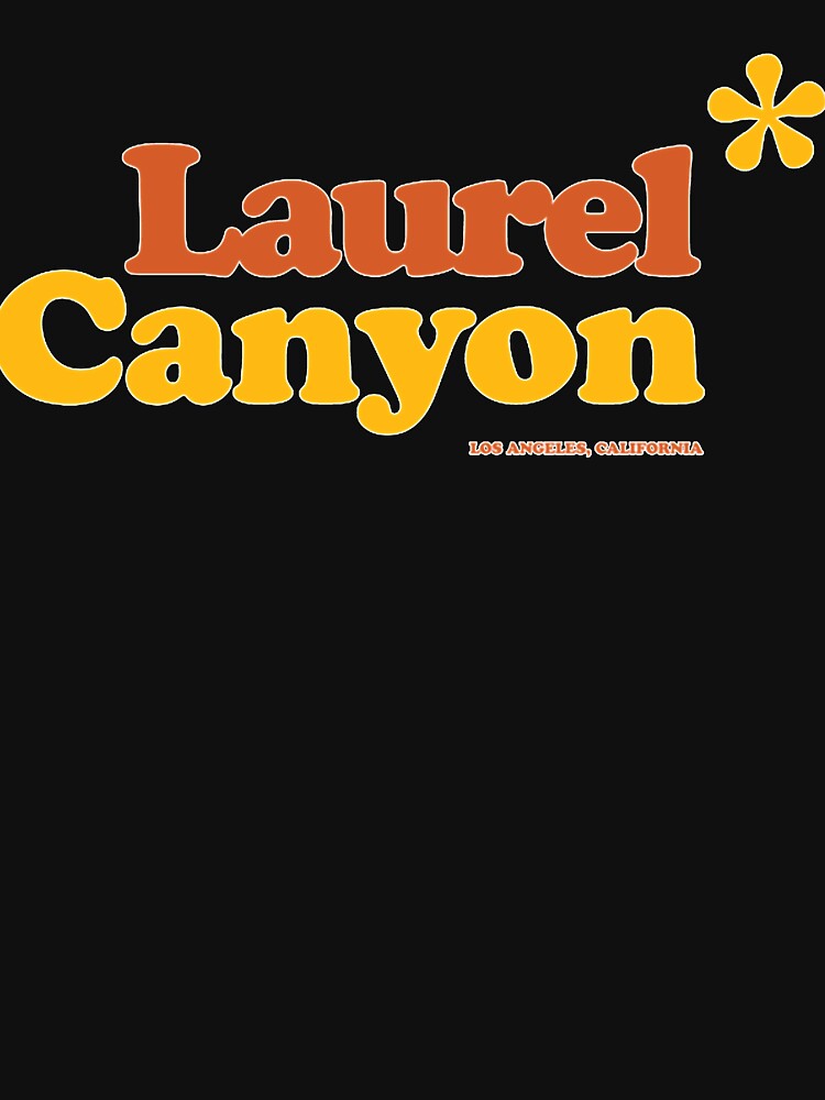 Vintage Laurel Canyon Jasmine flower logo 1970's by VictorWright Unisex
