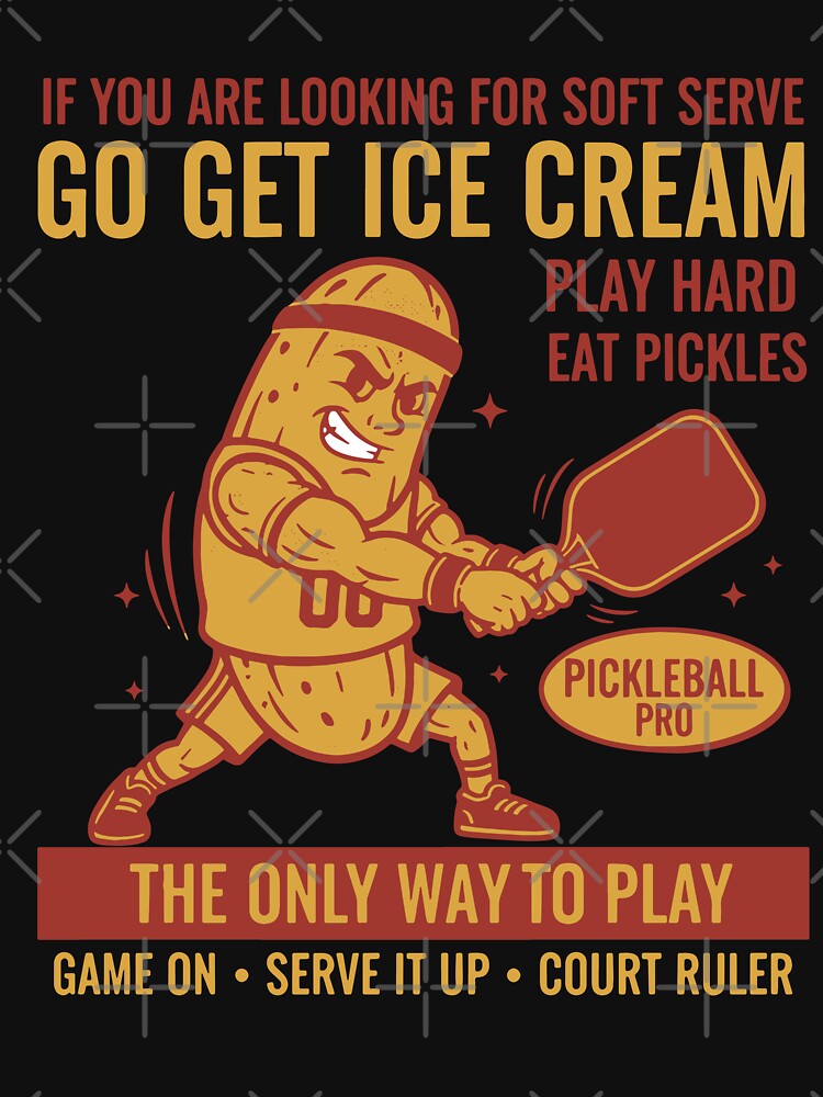 Pickleball Funny Player Pickle Ball Playing Love by LuminOrb