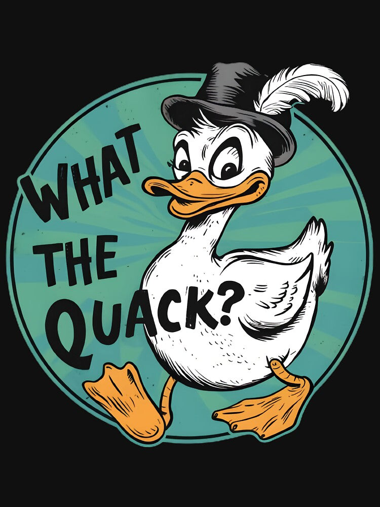 What the Quack? Funny Duck Essential T-Shirt by TheInkyOwl-TIO