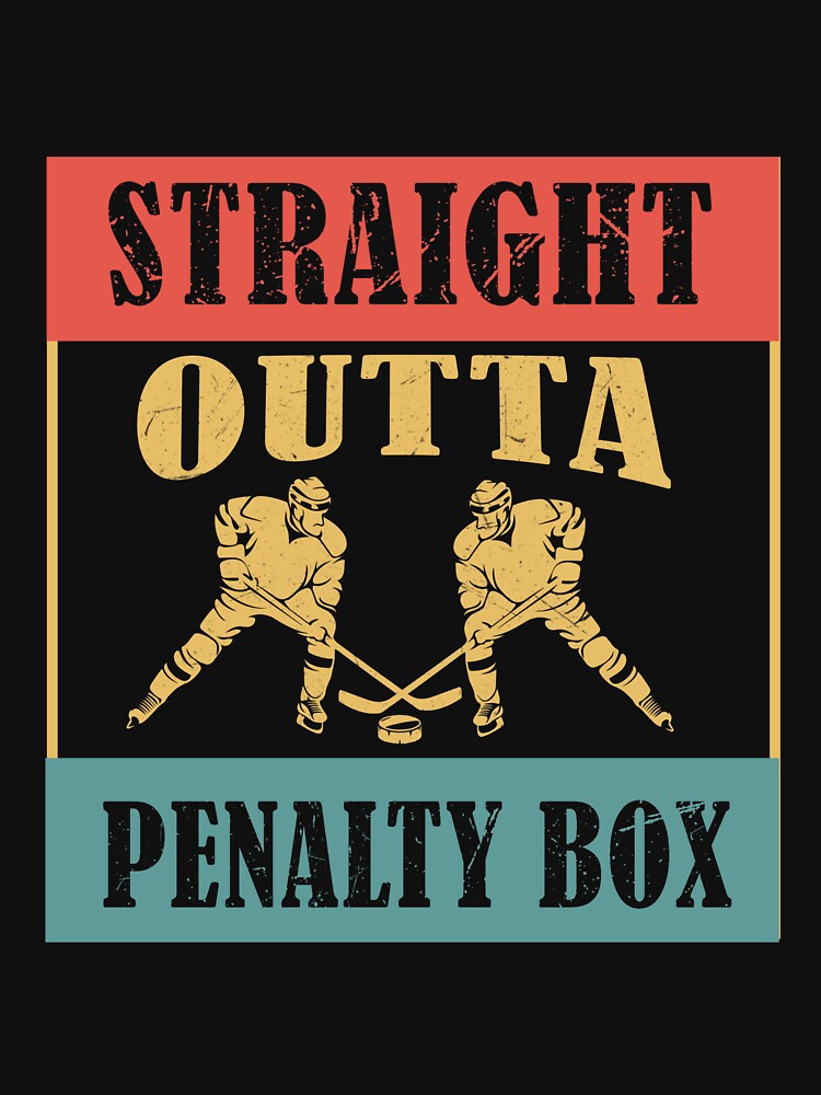 Ice Hockey Player Gift Straight Outta The Penalty Box by ImmanuelMcmahon