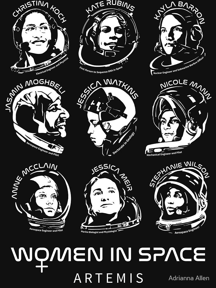 Women in Space: Artemis Team by Adrianna Allen Unisex