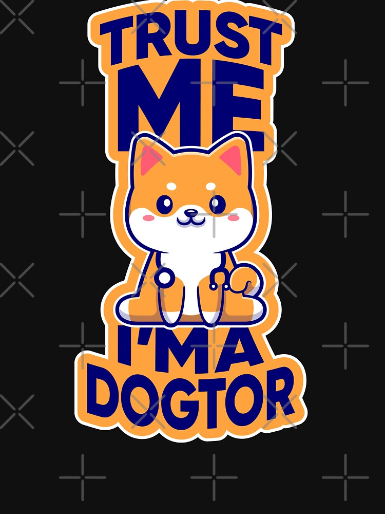 Trust Me, I'm a Dogtor Funny Dog by iconikit