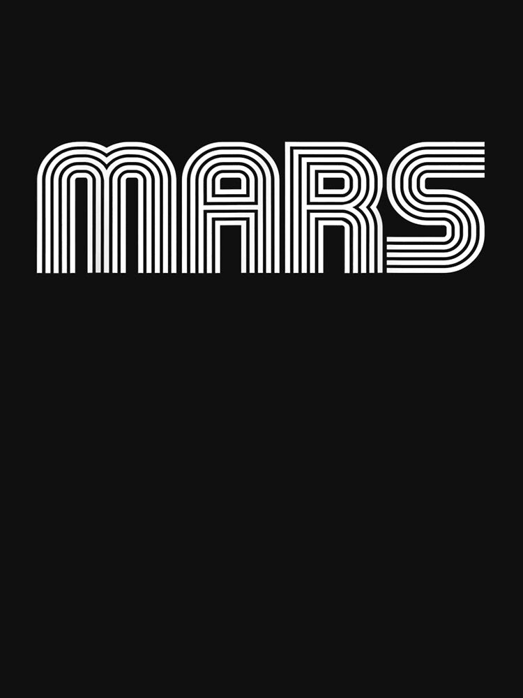 Mars Name Vintage Retro 60s 70s 80s Sport Funny by ninapfvu