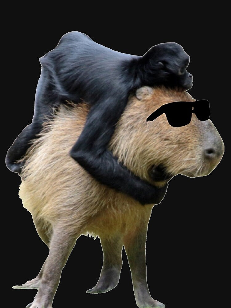 Cool Capybara Art for Men Women Kids , Capybara Gift Lover by DZIRI NAJAT