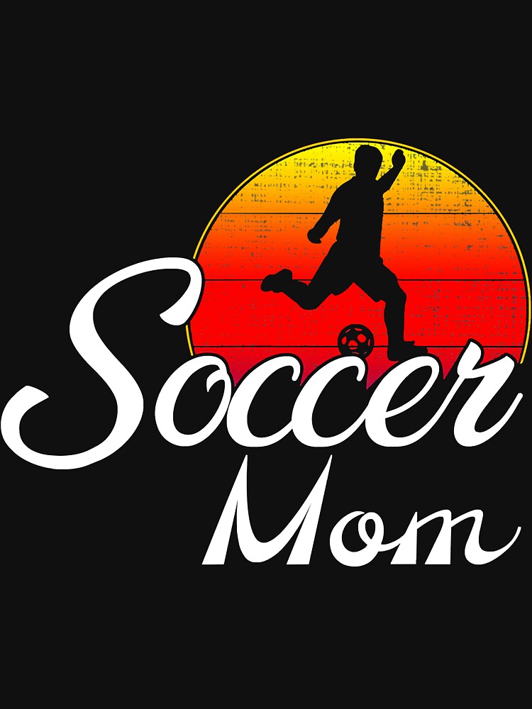 Vintage Soccer Mom Retro Sunset by SkyCloudBlue