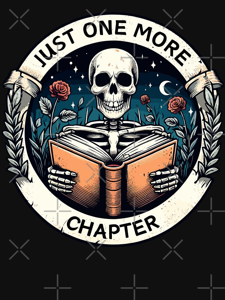 Retro Vintage Just One More Chapter by TomFrontierArt