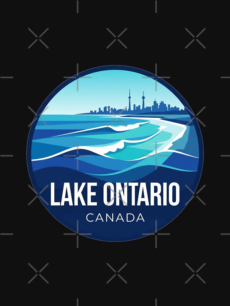 Vintage Lake Ontario, Great Lakes Graphic by joetrade