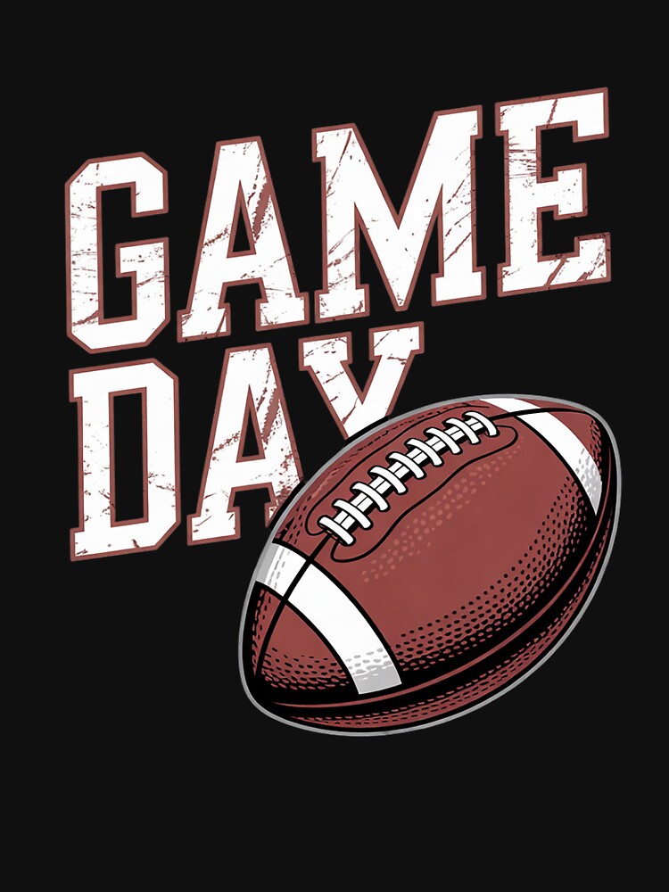 Game Day, Football Watching, Tailgate Party, Football Game by lilLilaBatArt