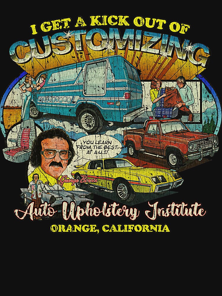 Custom Van Auto Upholstery Institute 1973 by DanutBeyer