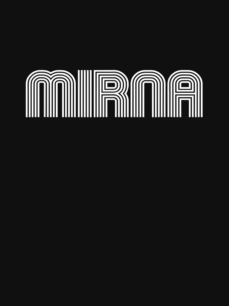 Mirna Name Vintage Retro 60s 70s 80s Sport Funny by ninapfvu