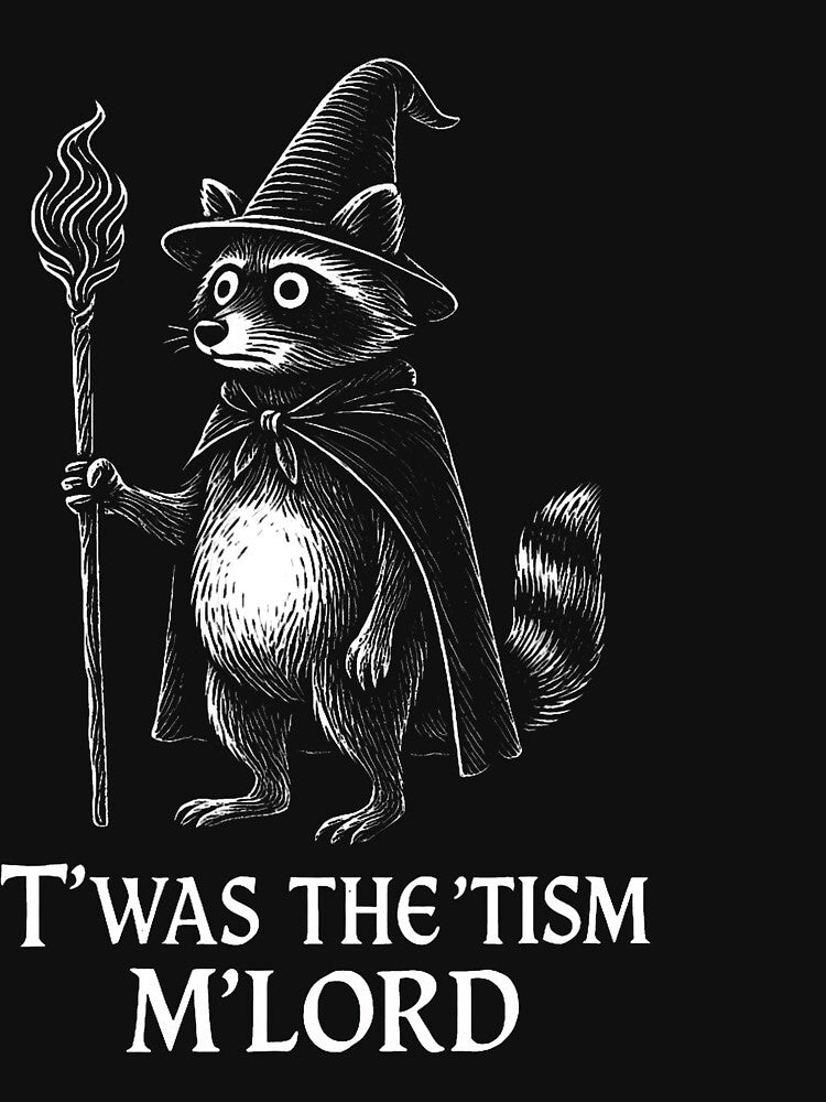 Funny Autism Tism Raccoon Meme Humor by cruddenstroud23
