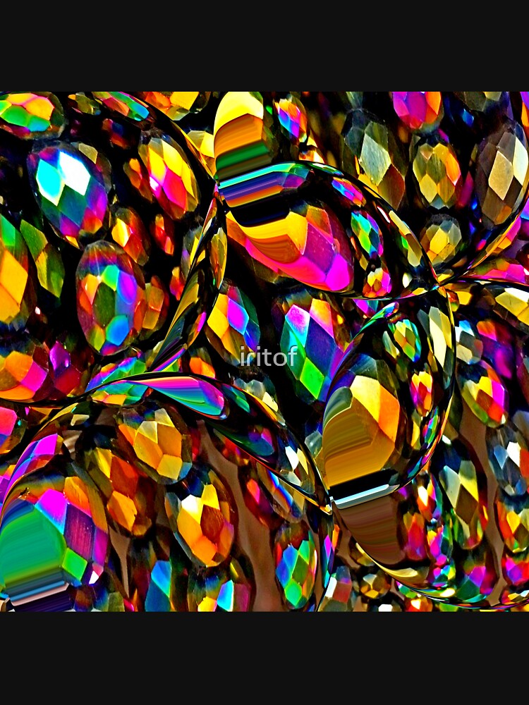 Yelloe Hot Pink mix sparkle colors by Iritof by iritof