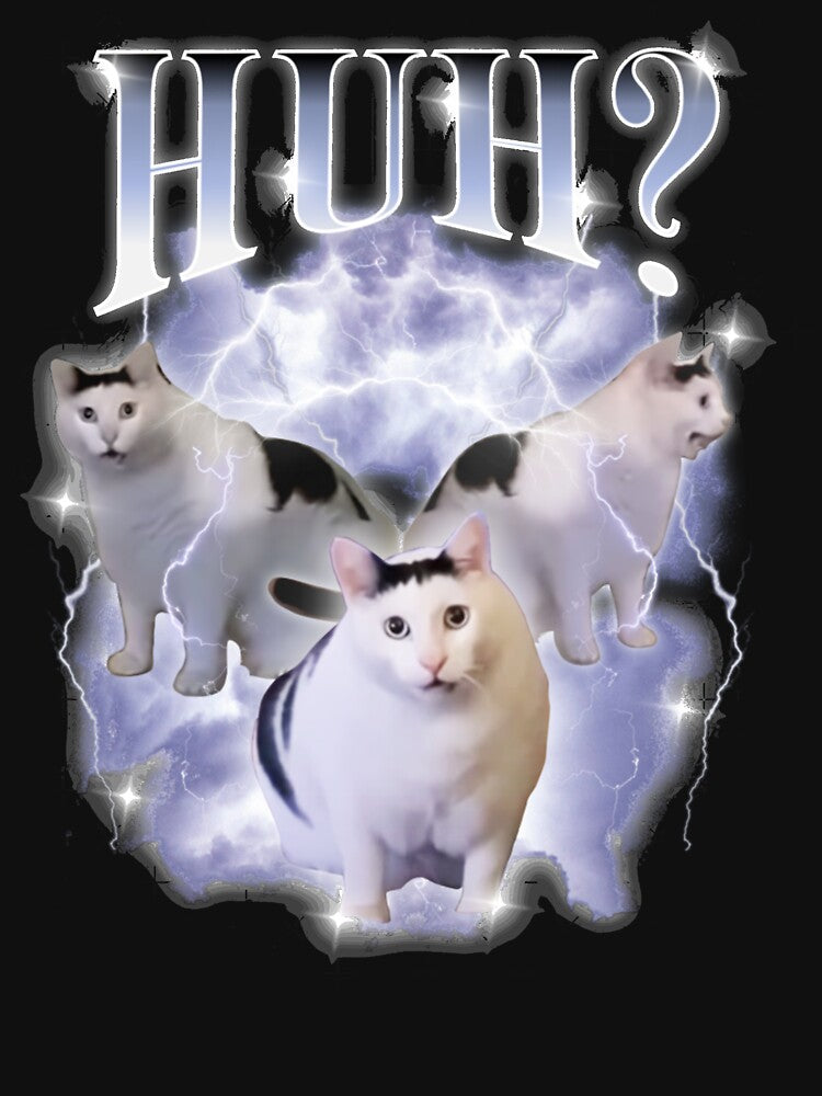 Huh Cat Chonky Ben Meme Bootleg Rap 90s Vintage by aynorsadier