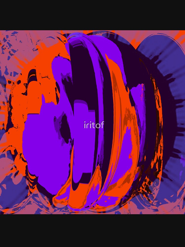 Purple Black Orange fire by Iritof by iritof