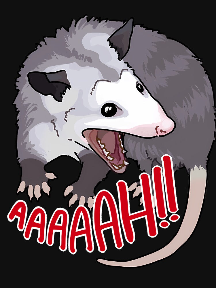 Possum Scream At Own Ass by Eriatterfield