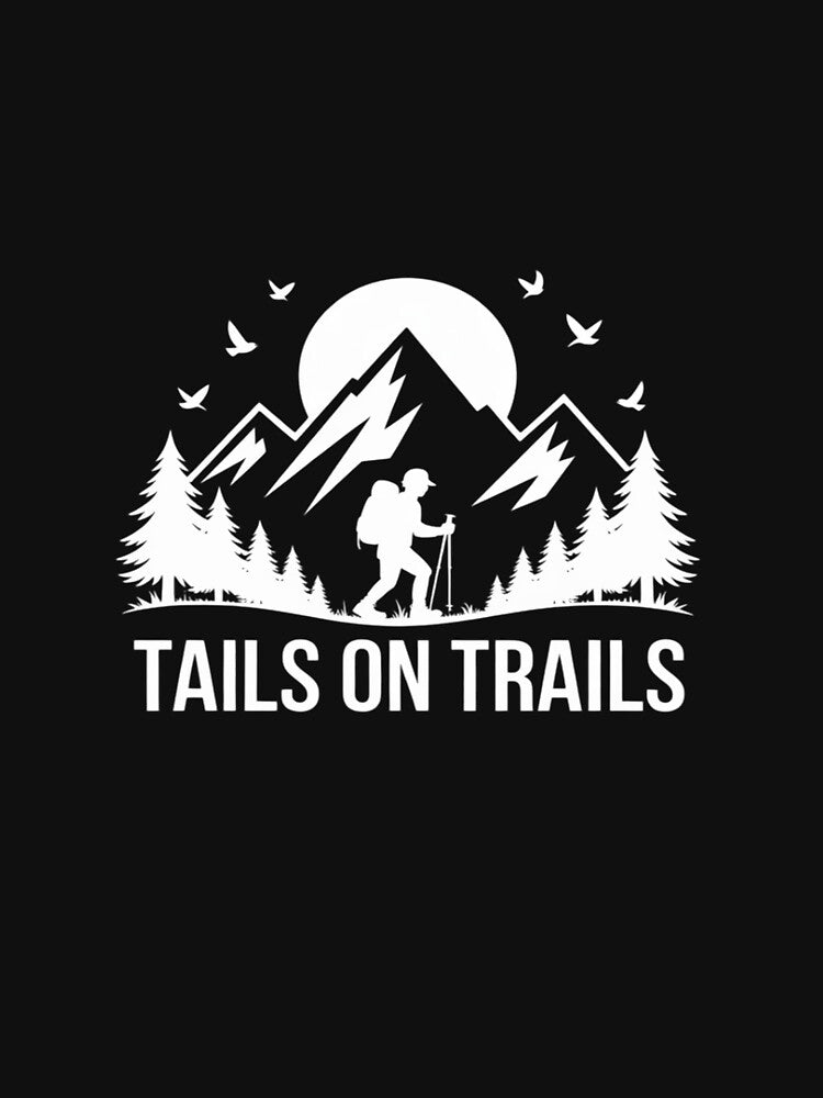 Tails on trails for a Hiking Fan and Dog Lover Hike Mountain by BubblePancake